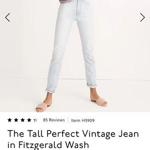 The tall perfect vintage jean